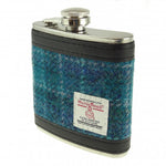 GLEN APPIN - HF2100 6oz Harris Tweed Hip Flask