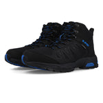 HI-TEC RAVEN MID W/P Mens Black/Blue Walking Boot