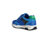 GEOX KIDS J0415A PAVEL Royal Blue/Green Velcro Trainer