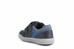 GEOX KIDS J044AB J ARZACH Navy Leather Velcro Sneaker