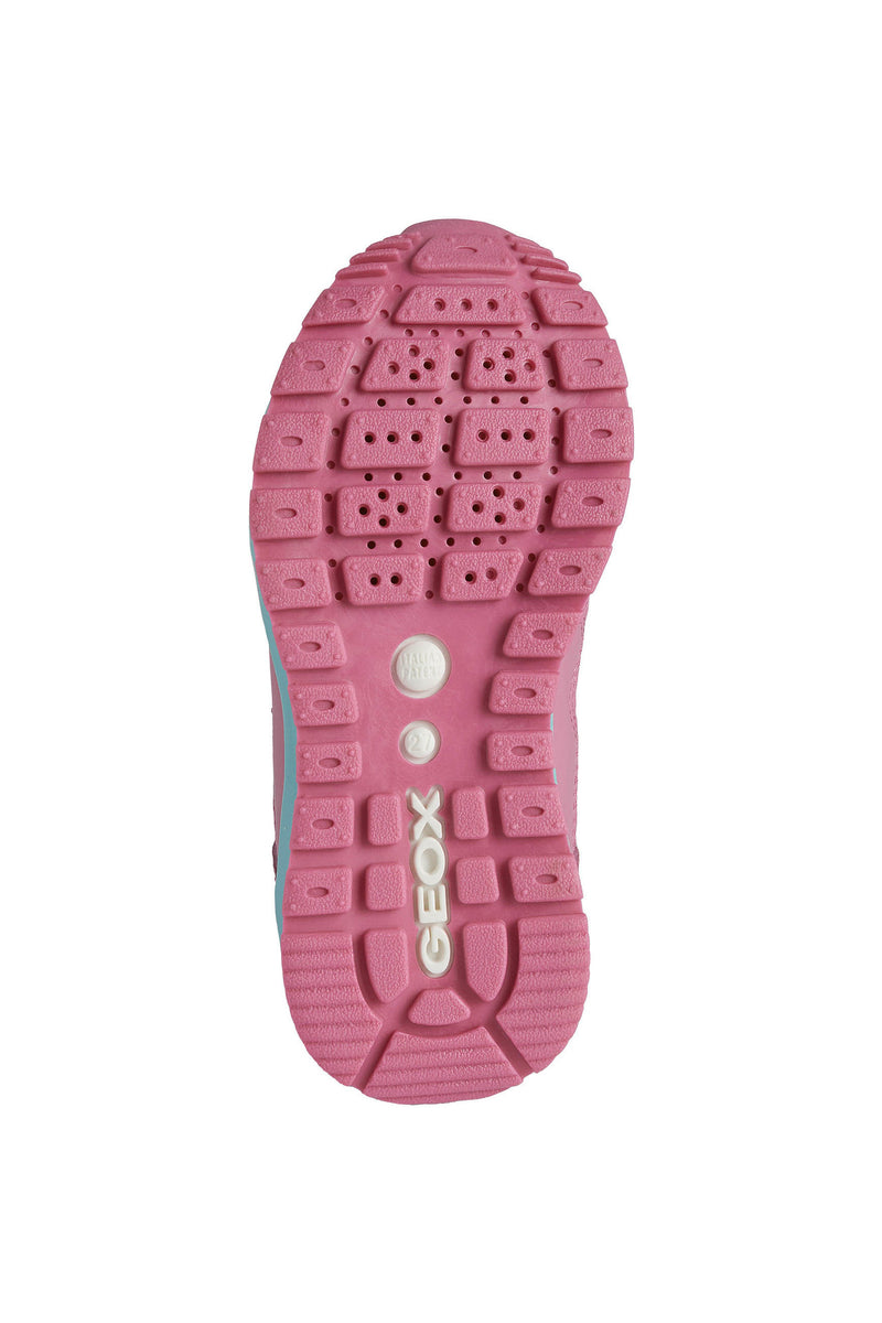 GEOX KIDS J158CA J PAVEL GIRL Fuschia/Multi Velcro Trainer