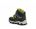 GEOX BOY'S J16ACA 0CEFU C1267 MAGNETAR Dk Grey/Lime WPF Boot