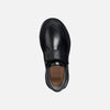 GEOX J847SI J Riddock Black Leather Velcro Shoe