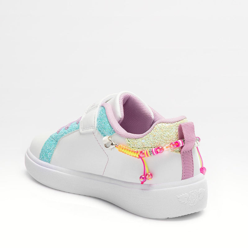 LELLI KELLY KIDS LKAA3410 GIOIELLO JEWEL Girl'sWhite/Multi Riptape Trainer