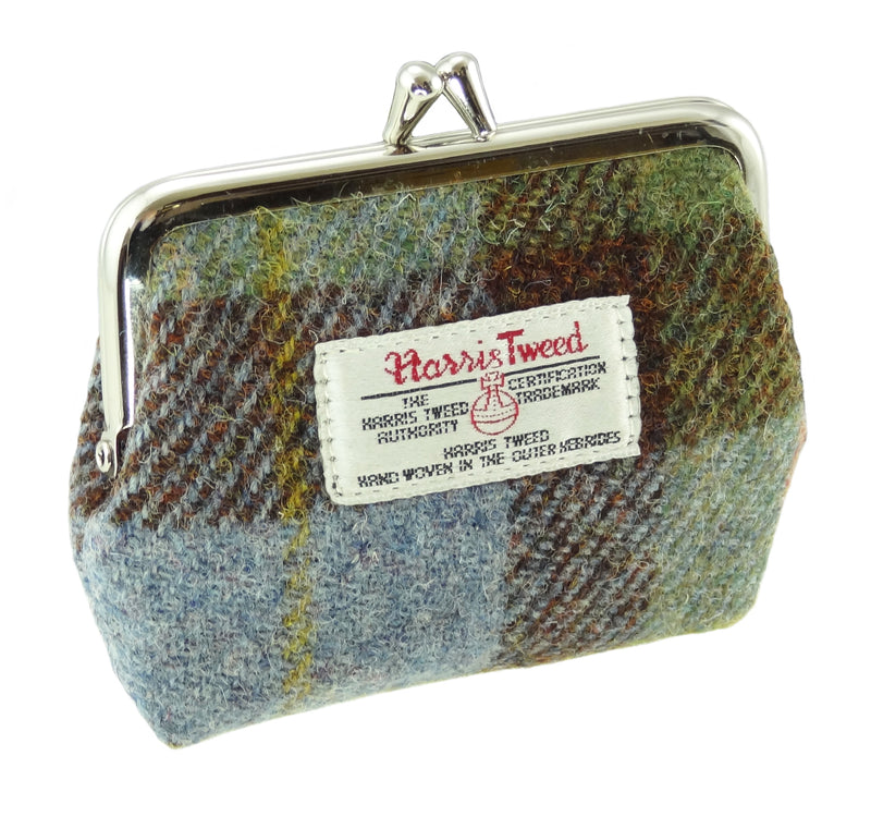 GLEN APPIN Harris Tweed Eigg Small Clasp Purse