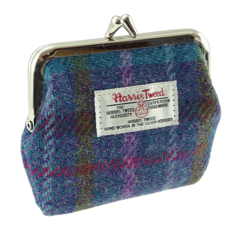 GLEN APPIN Harris Tweed Eigg Small Clasp Purse