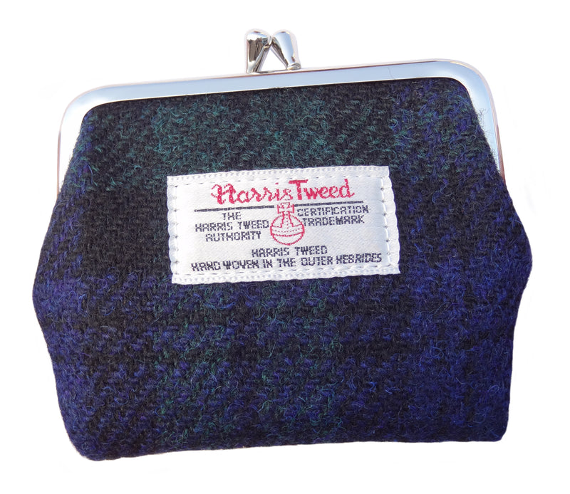 GLEN APPIN Harris Tweed Eigg Small Clasp Purse