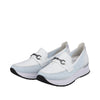 RIEKER WOMENS N7455-80 MESH White/Pale Lilac Slip-On