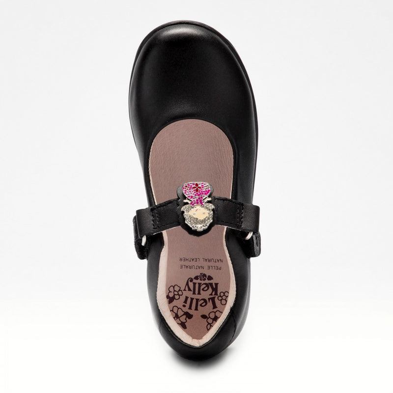 LELLI KELLY LK8315 Prinny Black Leather Dolly Shoe