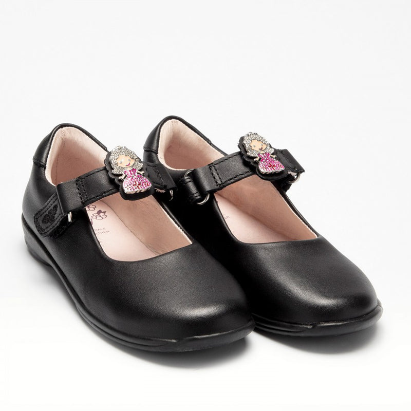 LELLI KELLY LK8315 Prinny Black Leather Dolly Shoe