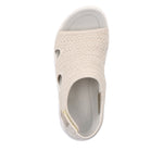 RIEKER WOMENS V8407-60 R-Evolution Beige Slip-On Sandal