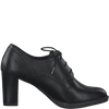 TAMARIS WOMENS 23300-29 Black Leather Lace-Up Heeled Shoe