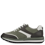 TAMARIS WOMENS 23797/30 761 BONNI Olive Combination Leather Trainer