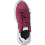 TAMARIS WOMENS 23812 YUMA Fuschia Pink Leather Sneaker