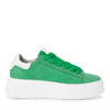 TAMARIS WOMENS 23812 YUMA Apple Green Leather Sneaker