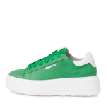 TAMARIS WOMENS 23812 YUMA Apple Green Leather Sneaker