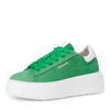 TAMARIS WOMENS 23812 YUMA Apple Green Leather Sneaker