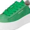 TAMARIS WOMENS 23812 YUMA Apple Green Leather Sneaker