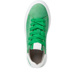 TAMARIS WOMENS 23812 YUMA Apple Green Leather Sneaker