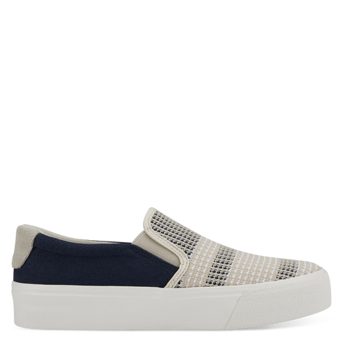 TAMARIS WOMENS 24718/20 890 MIRI Navy/Beige Combination Canvas S/O Sneaker