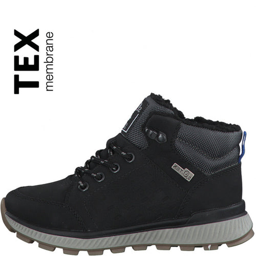 s.Oliver 5/5-45100/27 098 Boy's Black Combination Waterproof Ankle Boot