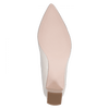 CAPRICE WOMENS 22408/28 434 Cream Pearl Leather Court Shoe