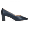 CAPRICE WOMENS 22408/28 807 Navy Pearl Leather Court Shoe