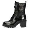 CAPRICE WOMENS 26208-27 017 Black Patent L/U Warmlined Ankle Boot