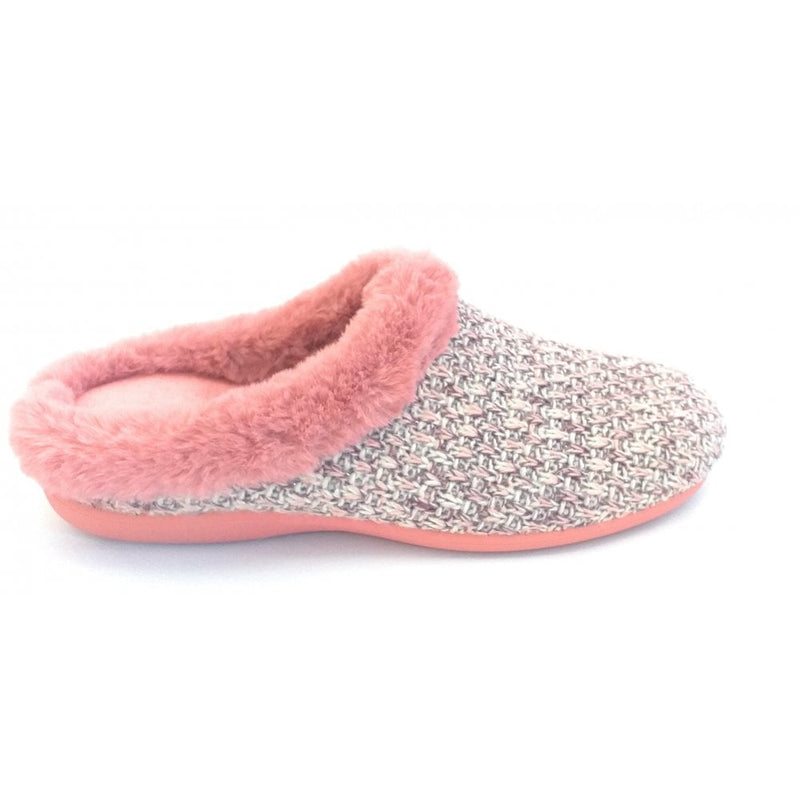 Lotus UMH036 Ada Pink Ladies Mule Slipper