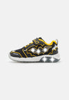 GEOX KIDS J25CQA J SPAZIALE BOY Black/Yellow 'BAT' Light Up Trainer