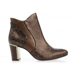 CAPRICE 25336/39/336 BAROCCO DK Brown Leather Ankle Boot