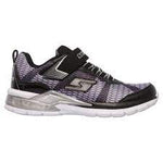 SKECHERS KIDS 90553L/BKSL LAVA WAVE boys Trainers Black/Silver Size 31