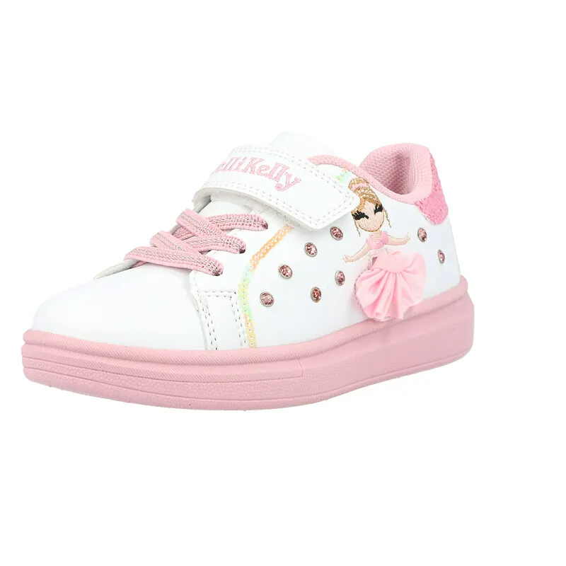 LELLI KELLY KIDS LKAA4826 MILLE STELLE White Pink Ballerina