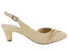 CAPRICE WOMENS 29605-20 402 Beige Leather Heeled Sandal