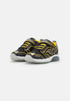 GEOX KIDS J25CQA J SPAZIALE BOY Black/Yellow 'BAT' Light Up Trainer