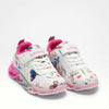 LELLI KELLY KIDS LKAA7880 LIZIE Fantasia White/Multi Riptape Trainer