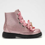 LELLI KELLY KIDS LK4522 FIOR DI FIOCCO Glitter Pink Ankle Boot