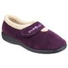 FLEET&FOSTER CAPA Plum Velcro Fastening Women's Slipper