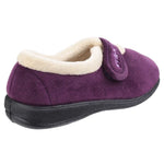 FLEET&FOSTER CAPA Plum Velcro Fastening Women's Slipper