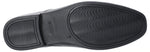 HUSH PUPPIES MENS BILLY Black Leather Slip-On Shoes