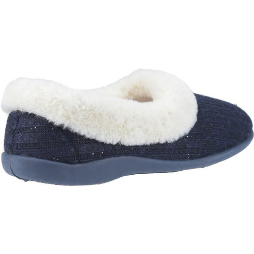 FLEET & FOSTER WOMENS SLIPPER  Hilda Navy