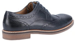 HUSH PUPPIES MENS  BRYSON Navy Leather Brogue