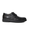 GEOX J52D1H J Federico Black Leather Lace-Up Shoe