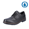 RIEKER MENS F4611-00 ROCKY Black Leather TEX Lace-Up Shoe