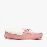 MOKKERS WOMENS LS338PK PINK Suede Moccasin Slipper