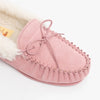 MOKKERS WOMENS LS338PK PINK Suede Moccasin Slipper