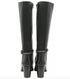 RAVEL ROXBURGH RLB331 Black Leather Knee High Boot