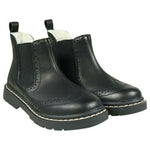 Miss LK Noelle CB01 Black Leather Chelsea Boot