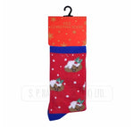 KIDS SOCKS -  COTTON RICH CHRISTMAS DESIGN SOCKS.