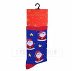 KIDS SOCKS -  COTTON RICH CHRISTMAS DESIGN SOCKS.